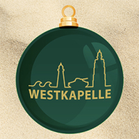 Kerstbal Skyline Westkapelle
