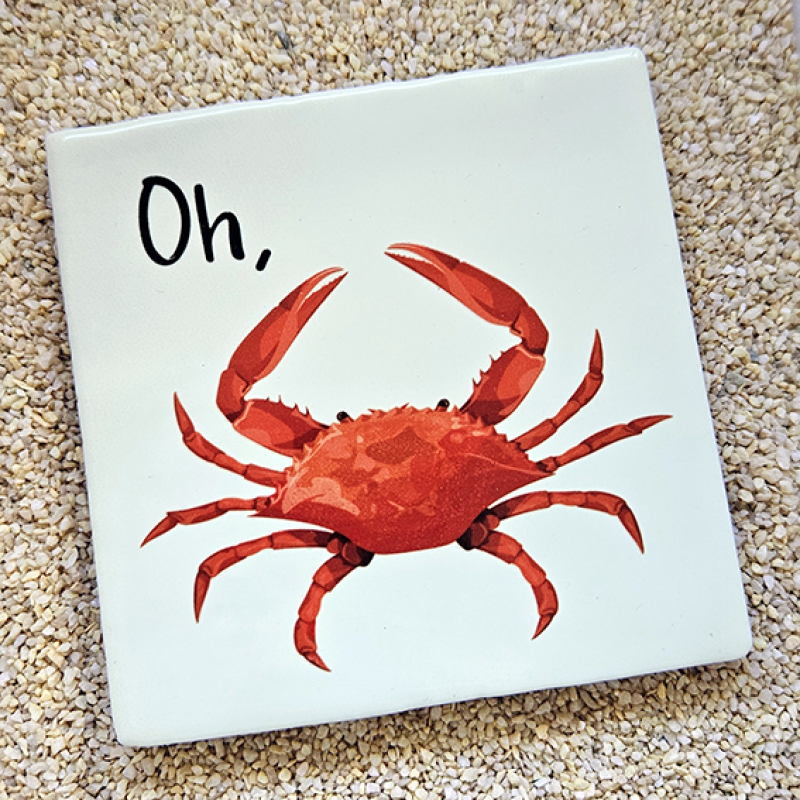 Tegeltje Oh, Crab!
