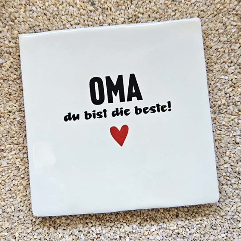 Tegeltje Oma du bist die beste