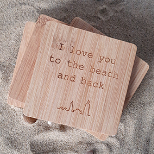 Onderzetters Love Beach