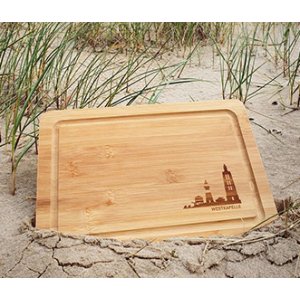 Serveerplank Skyline Westkapelle 20 x 30