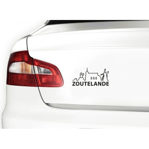 Auto Aufkleber Zoutelande