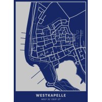 Westkapelle Backprint Strassenplan Herren